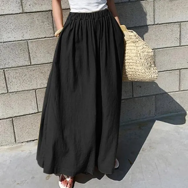 Boho Style Wide Leg Trousers