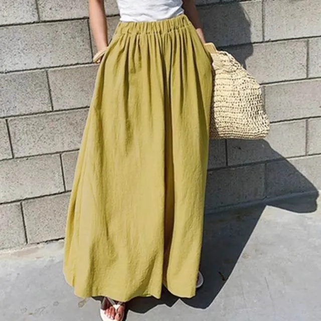 Boho Style Wide Leg Trousers