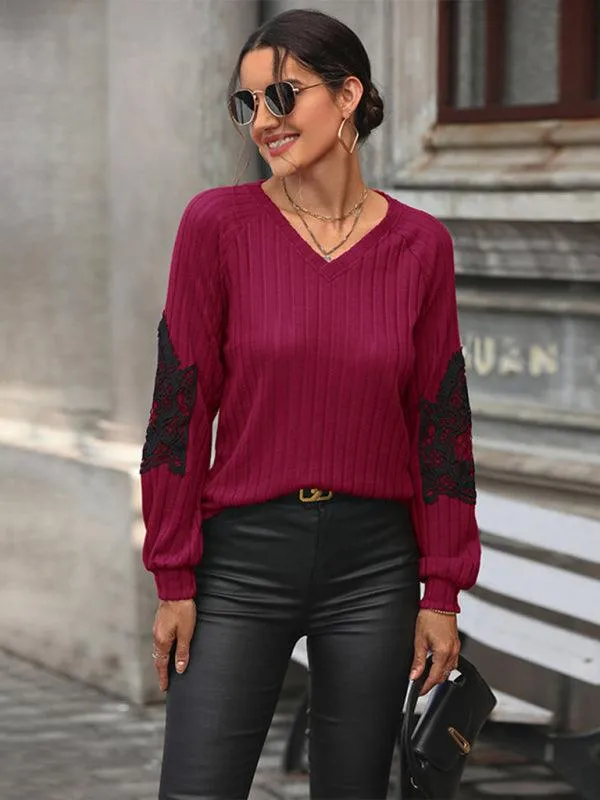 Chic Comfort: Women's Soft Knit Sweater Top