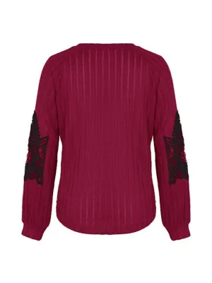 Chic Comfort: Women's Soft Knit Sweater Top