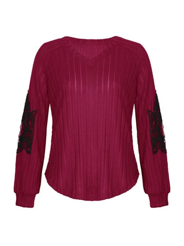 Chic Comfort: Women's Soft Knit Sweater Top