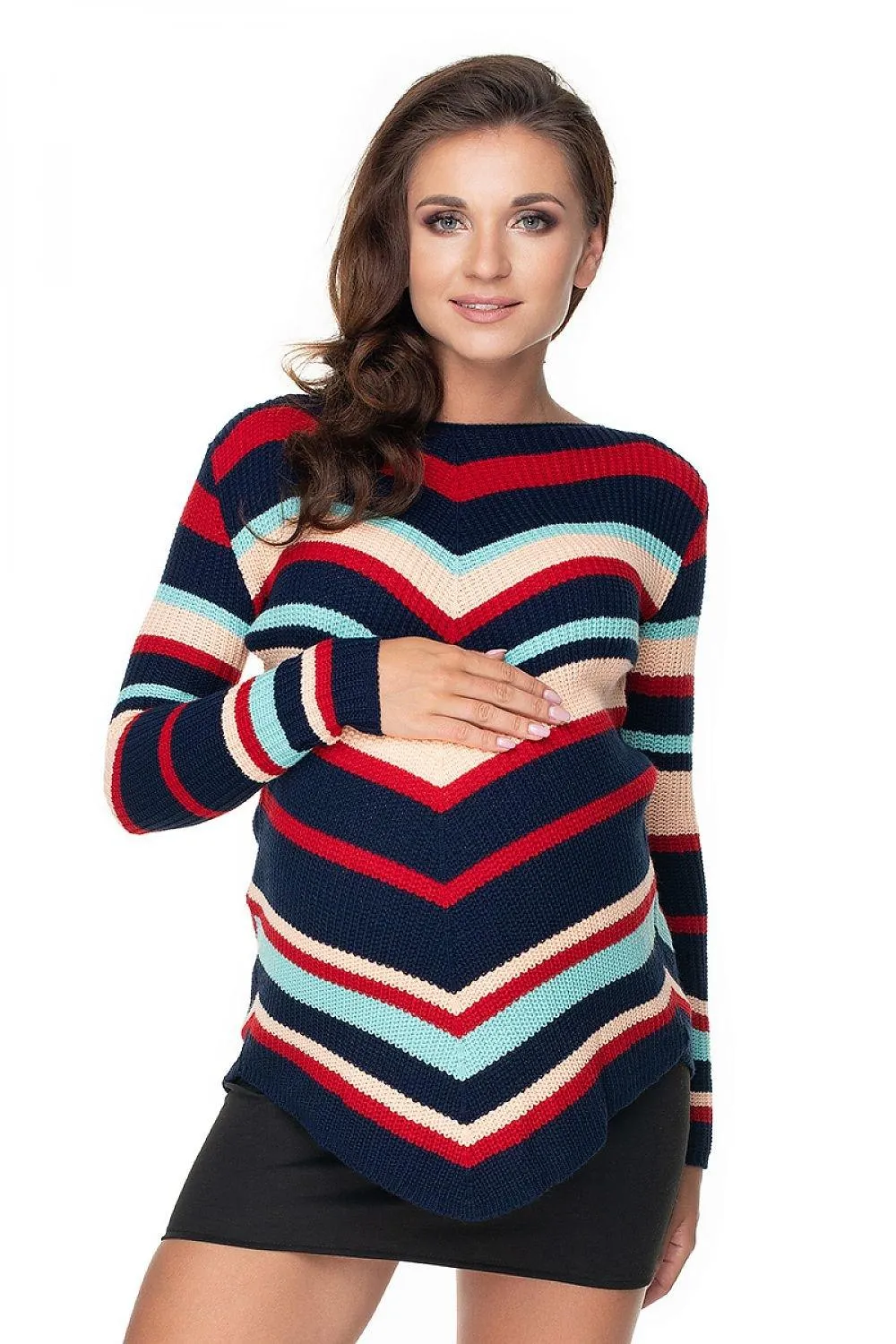 Chic Maternity Knit Sweater by PeeKaBoo