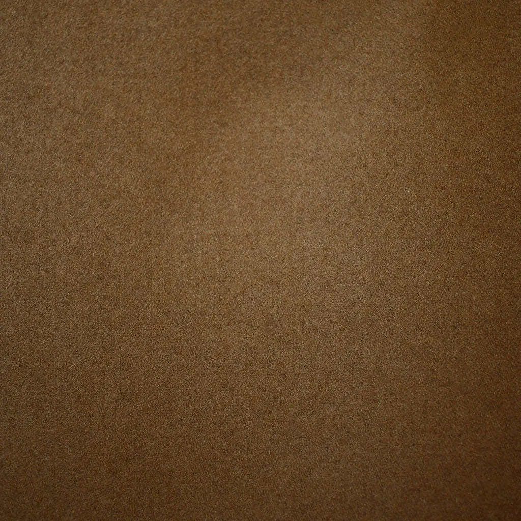 Classic Mid Weight Melton Wool Blend Coating Cinnamon