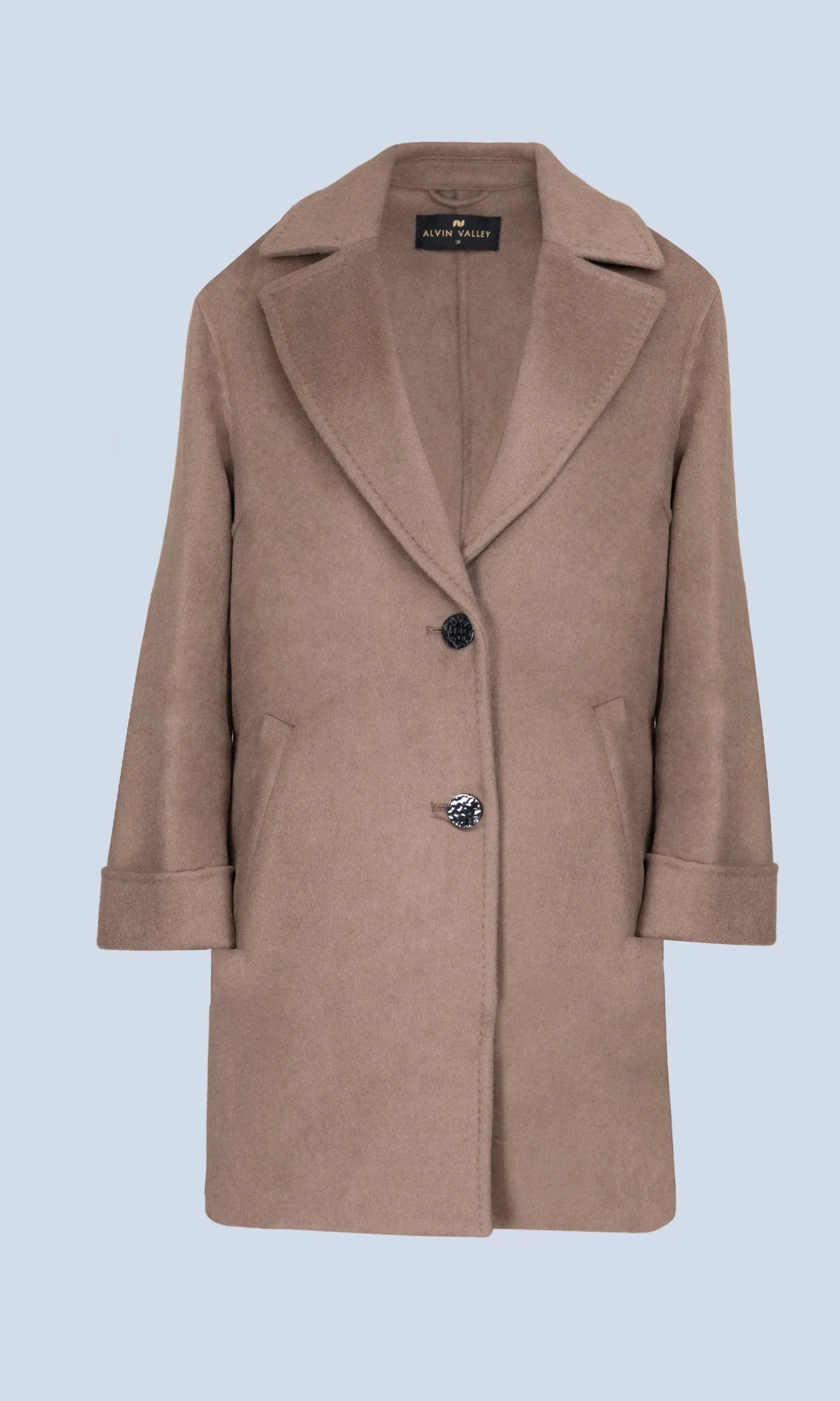 CLASSIC WOOL CAMEL COAT