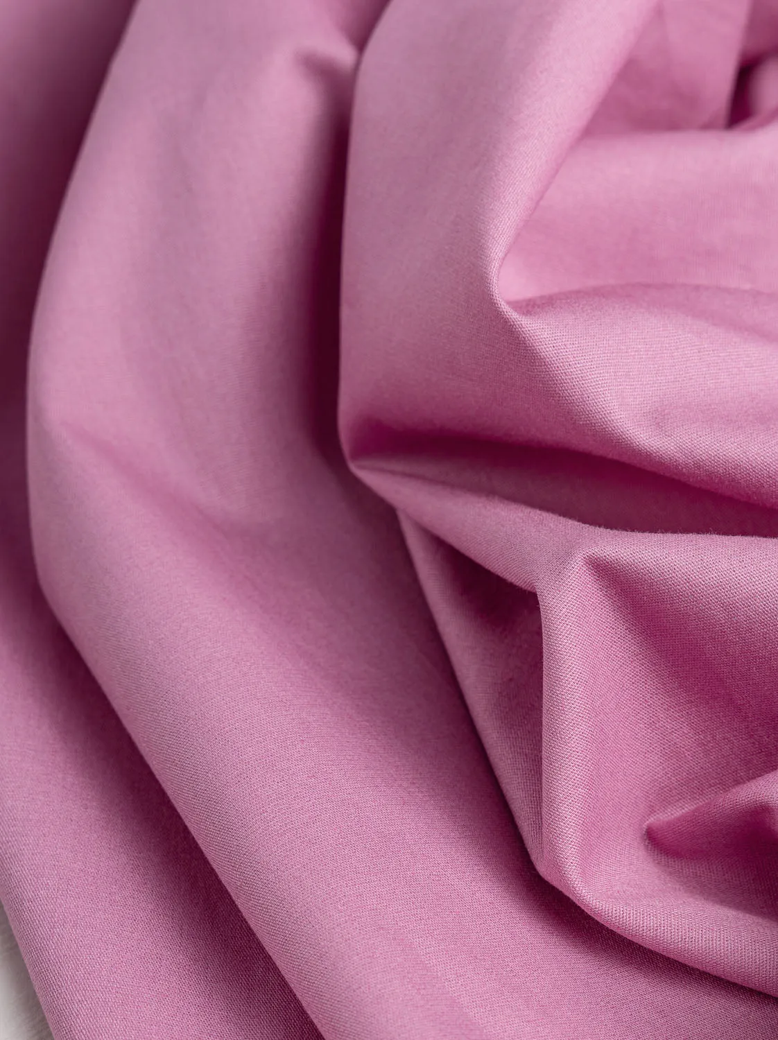 Core Collection Lightweight Silky Cotton Poplin - Carnation - Swatch