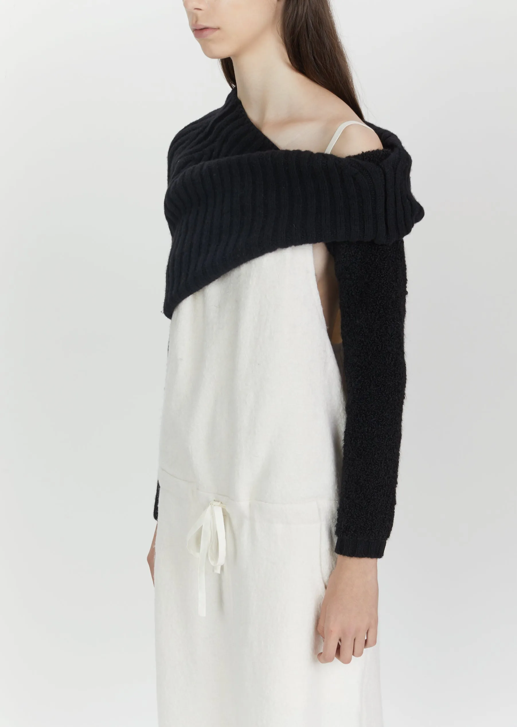 Draped Knit Top