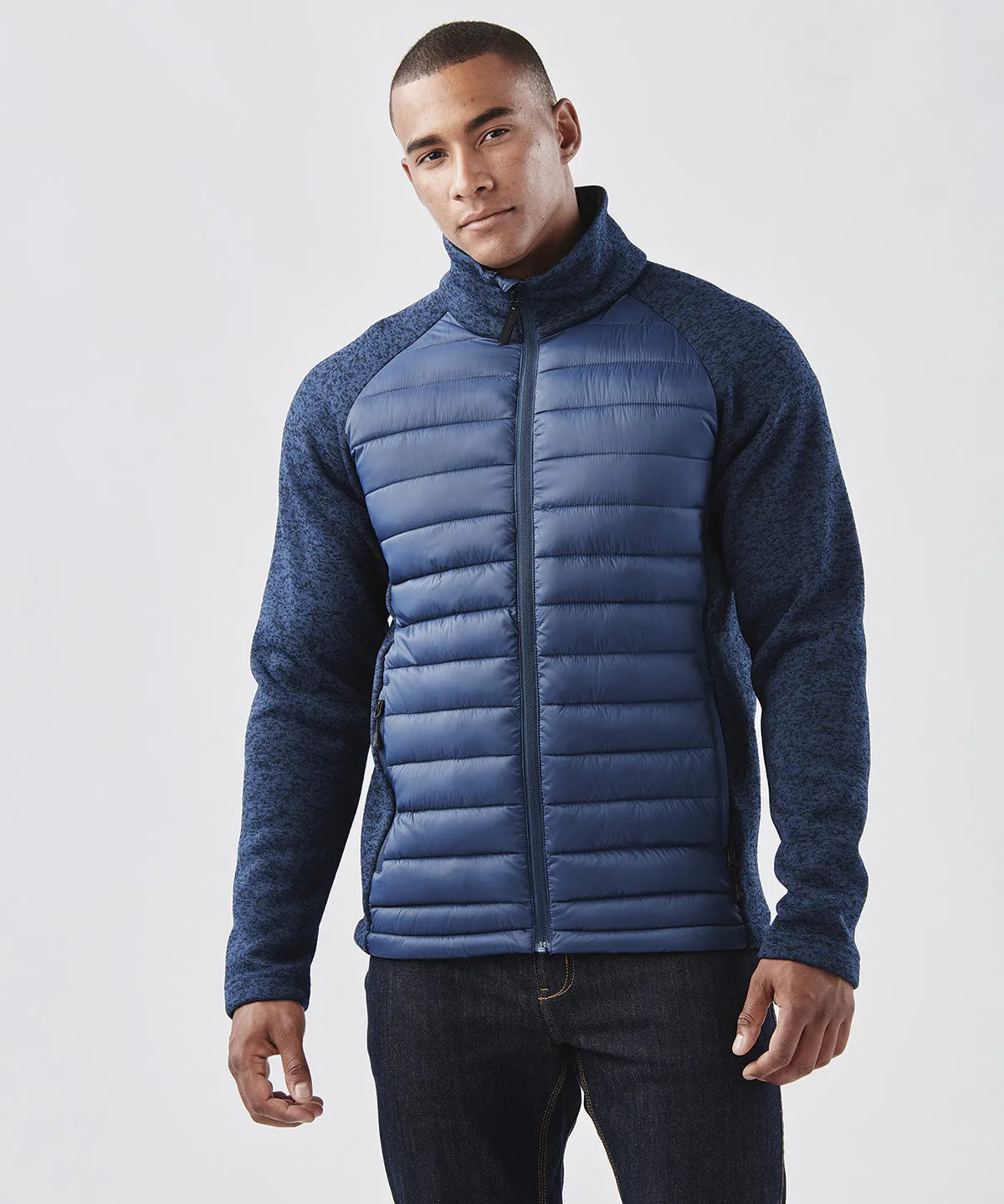 Indigo/Indigo Heather - Narvik hybrid jacket