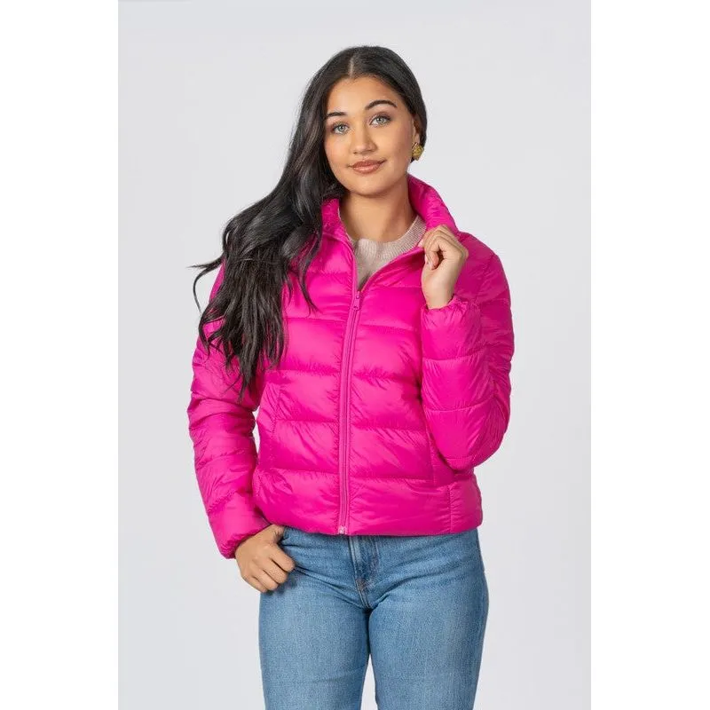 Junior Quilted Nylon Puffer Jacket