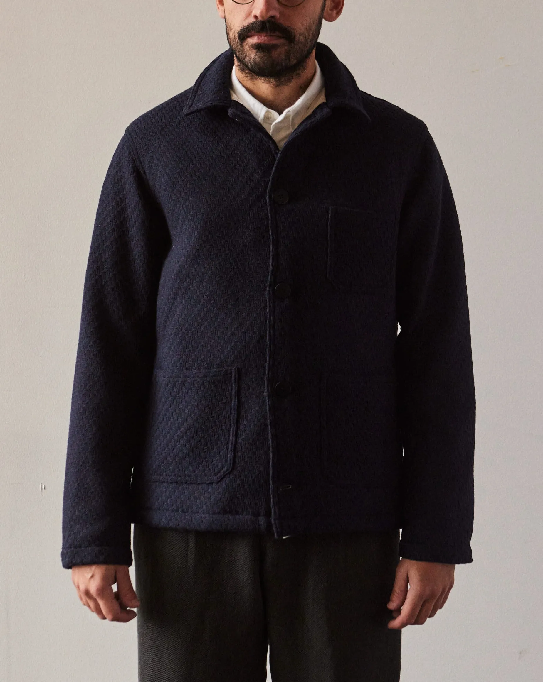 La Paz Baptista Jacket, Navy Wool