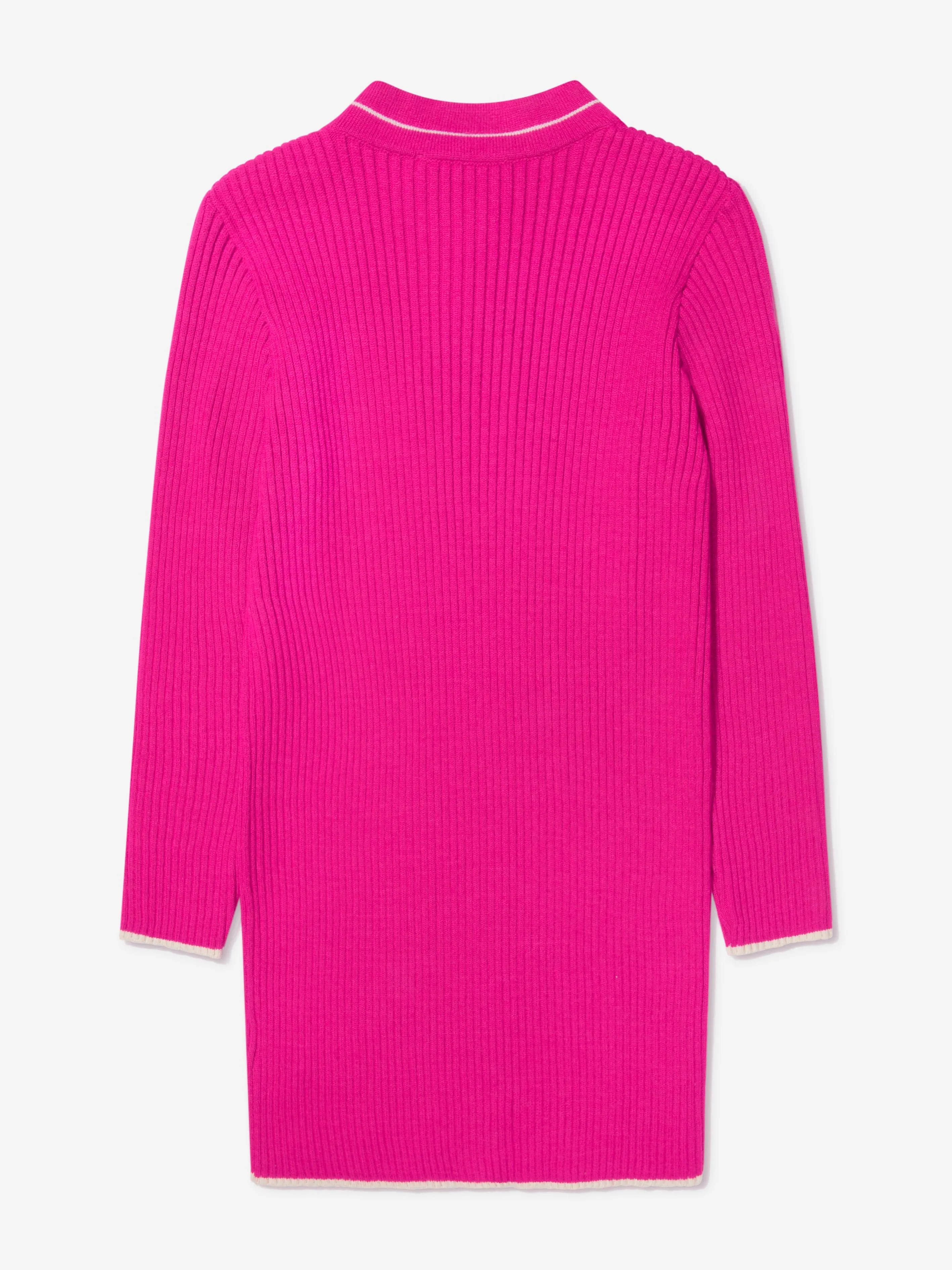 MSGM Girls Wool Knitted Long Sleeve Dress