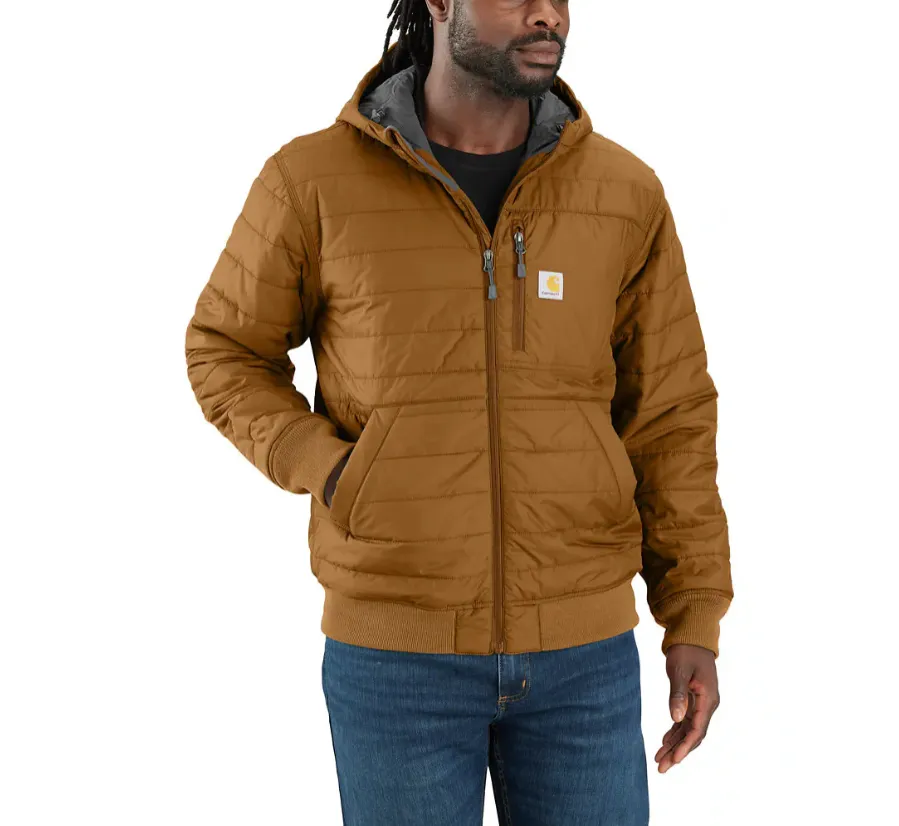 Rain Defender Relaxed Fit Lightweight Insulated Hooded Jacket