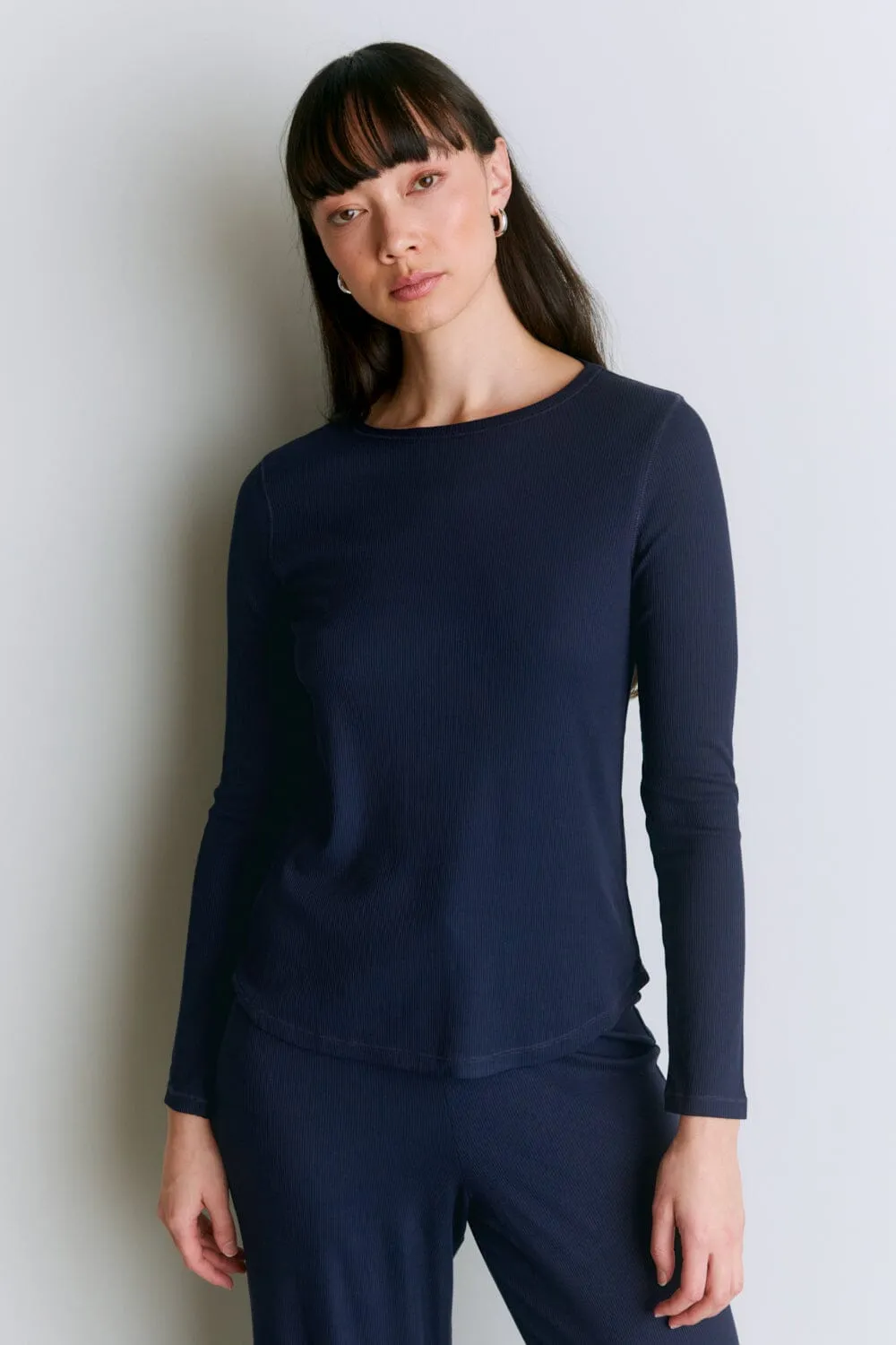 Ribbed Top Longsleeve Top