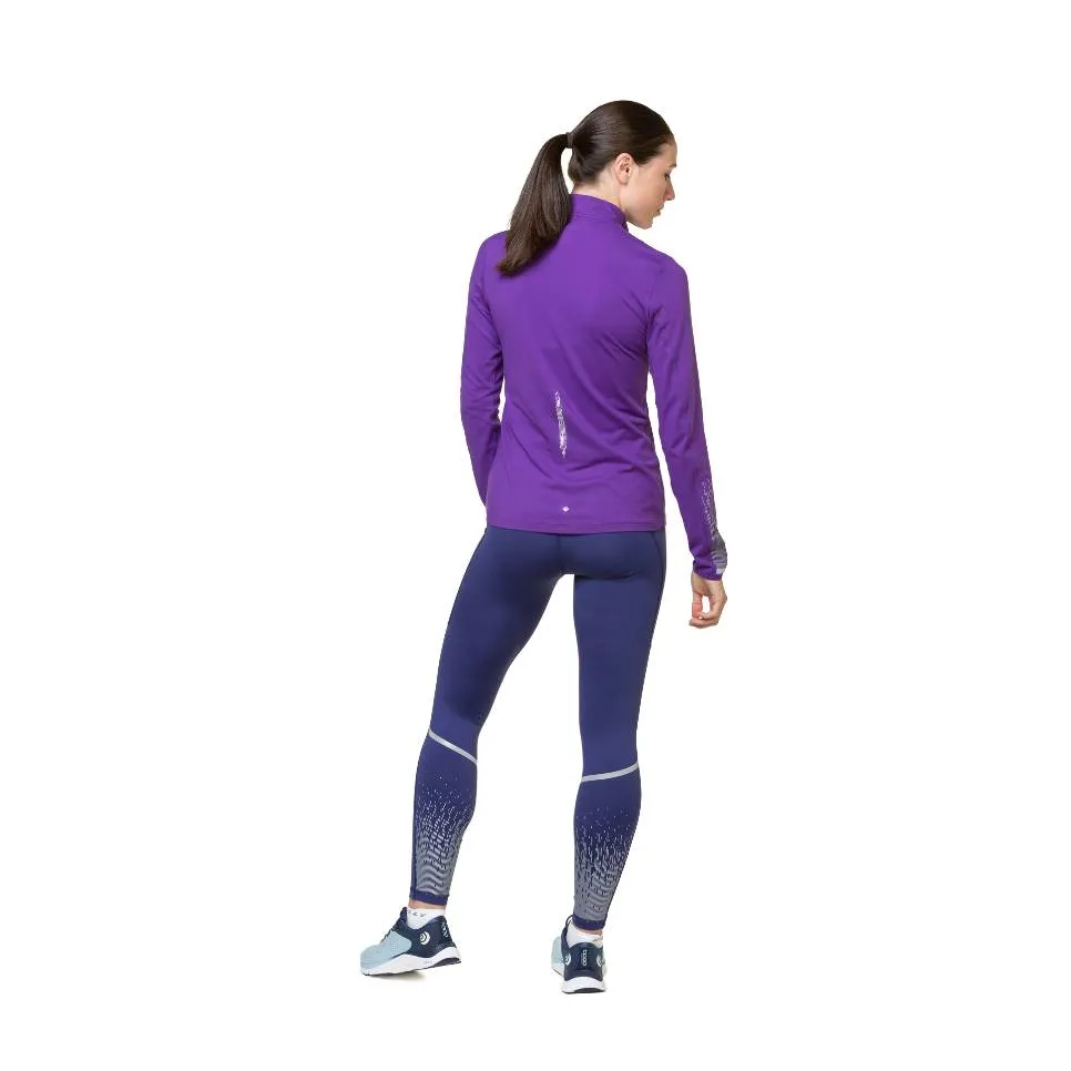 Ronhill Tech Reflect Half Zip (Womens) - Regal Purple/Reflect