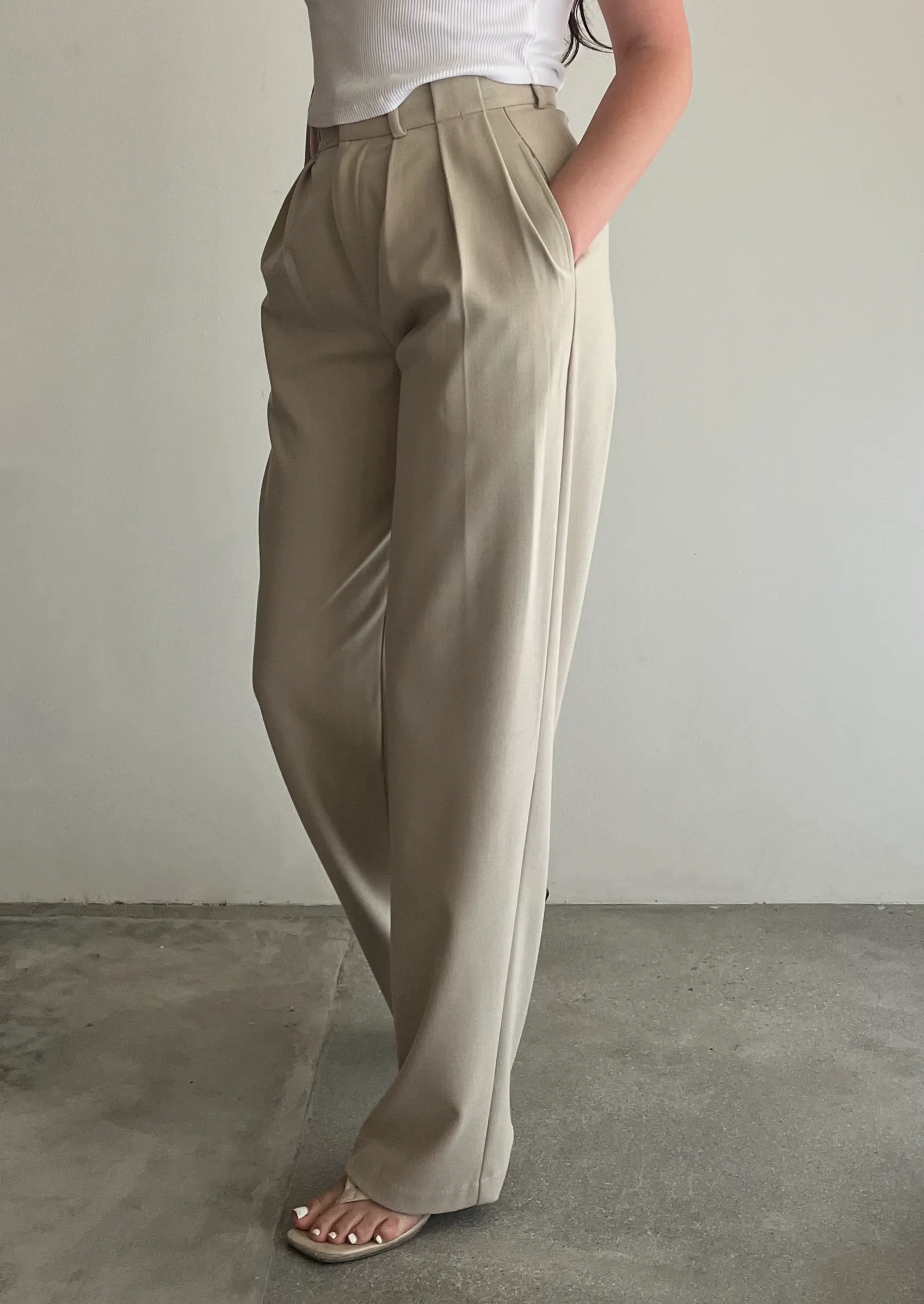 Teddy Trouser - Taupe