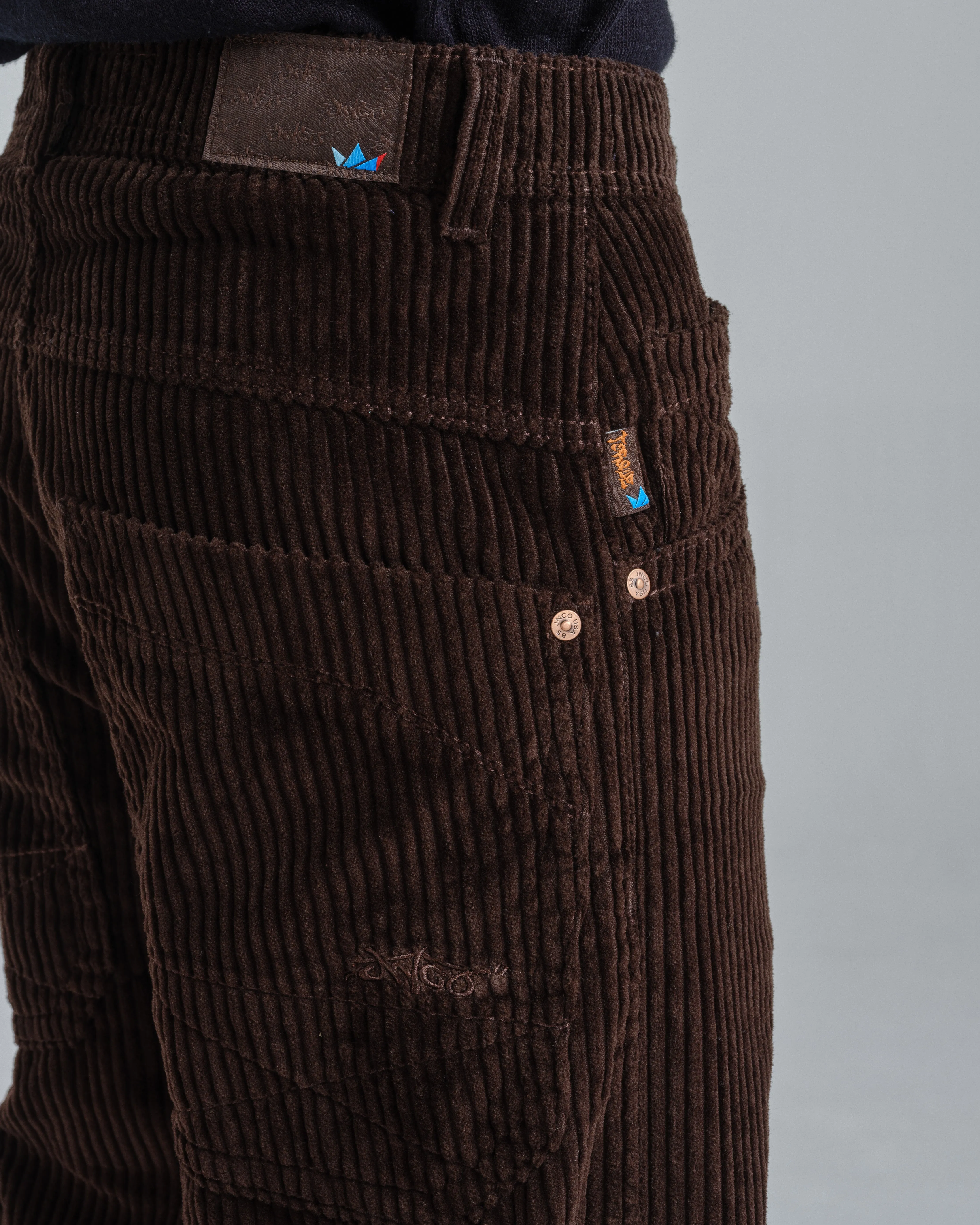 Torque Cargo Carpenter. 23". 4 Wale Corduroy. Java Brown.