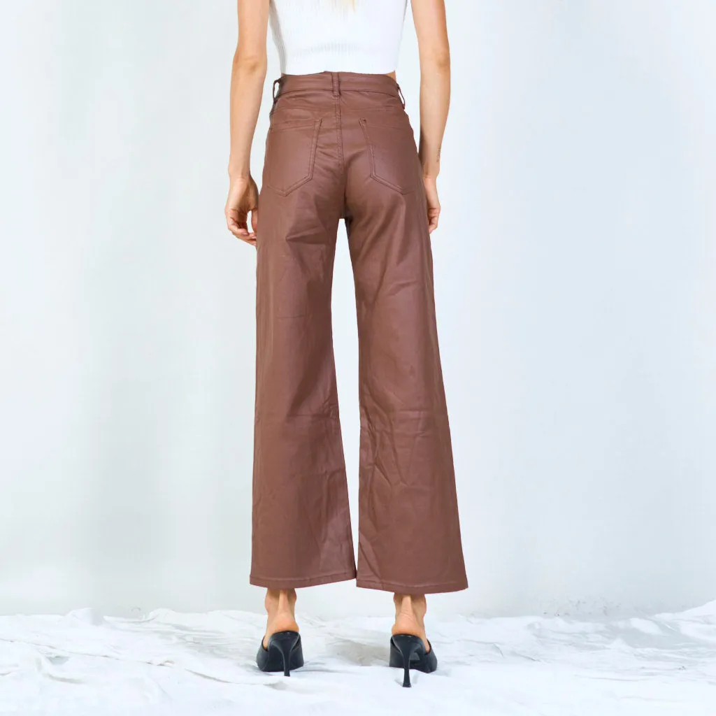 Trendy wide-leg trousers wholesale