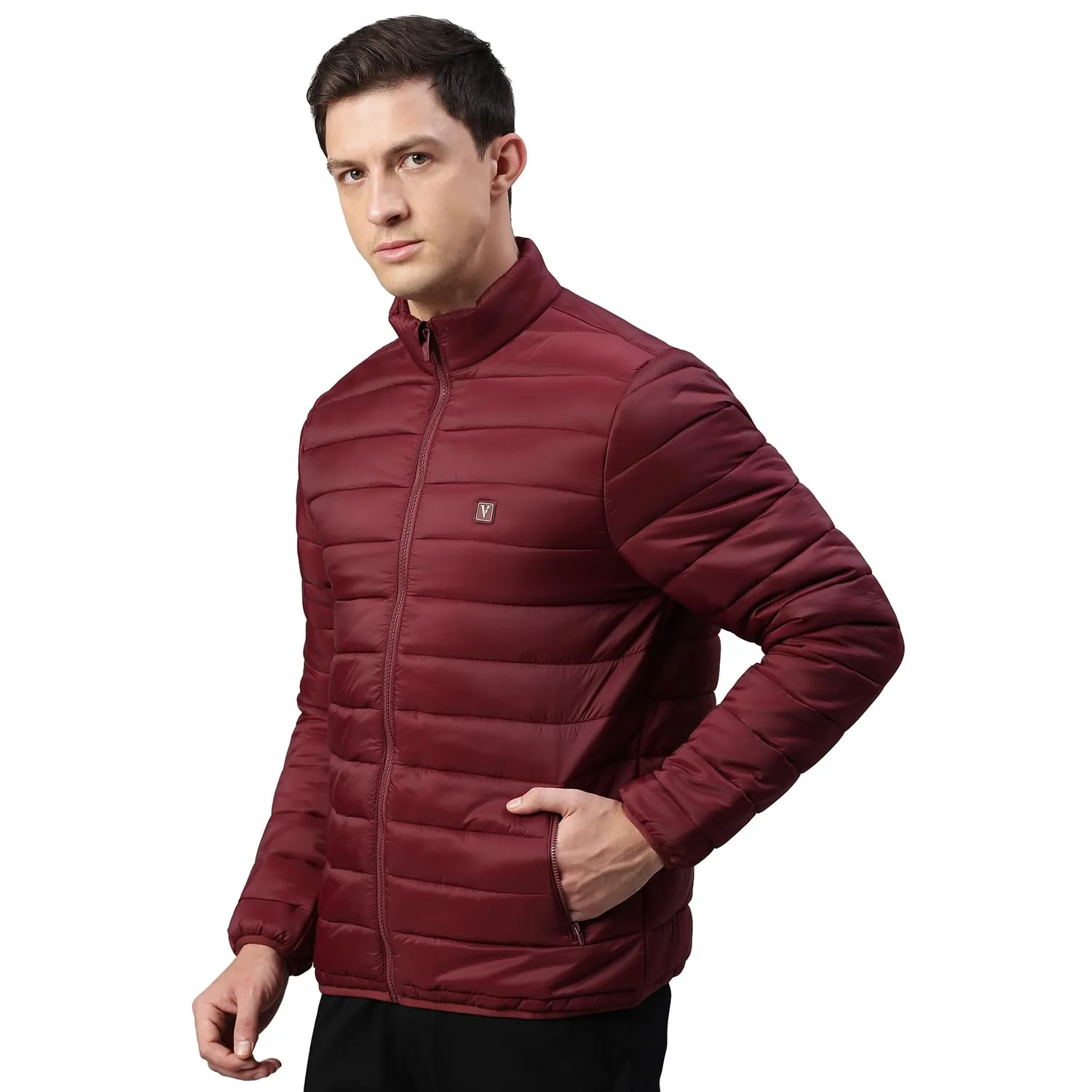 Van Heusen Men's A-Line Coat (IHJK1LMA80006_Maroon