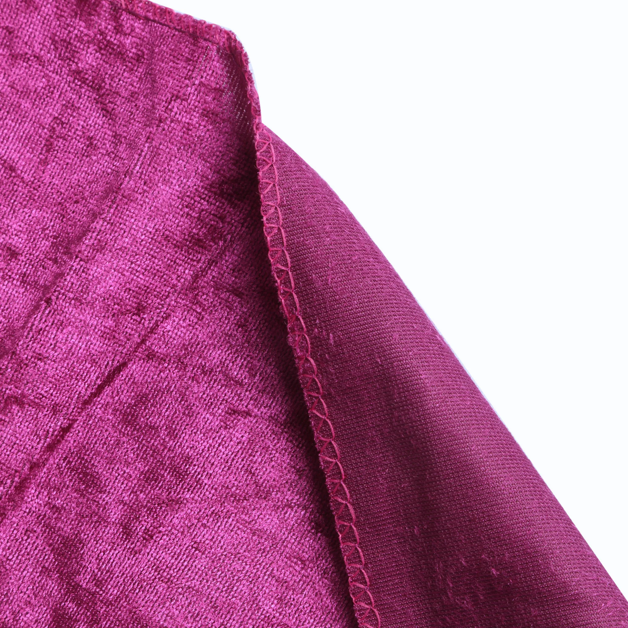 Velvet 90"x156" Rectangular Tablecloth - Magenta