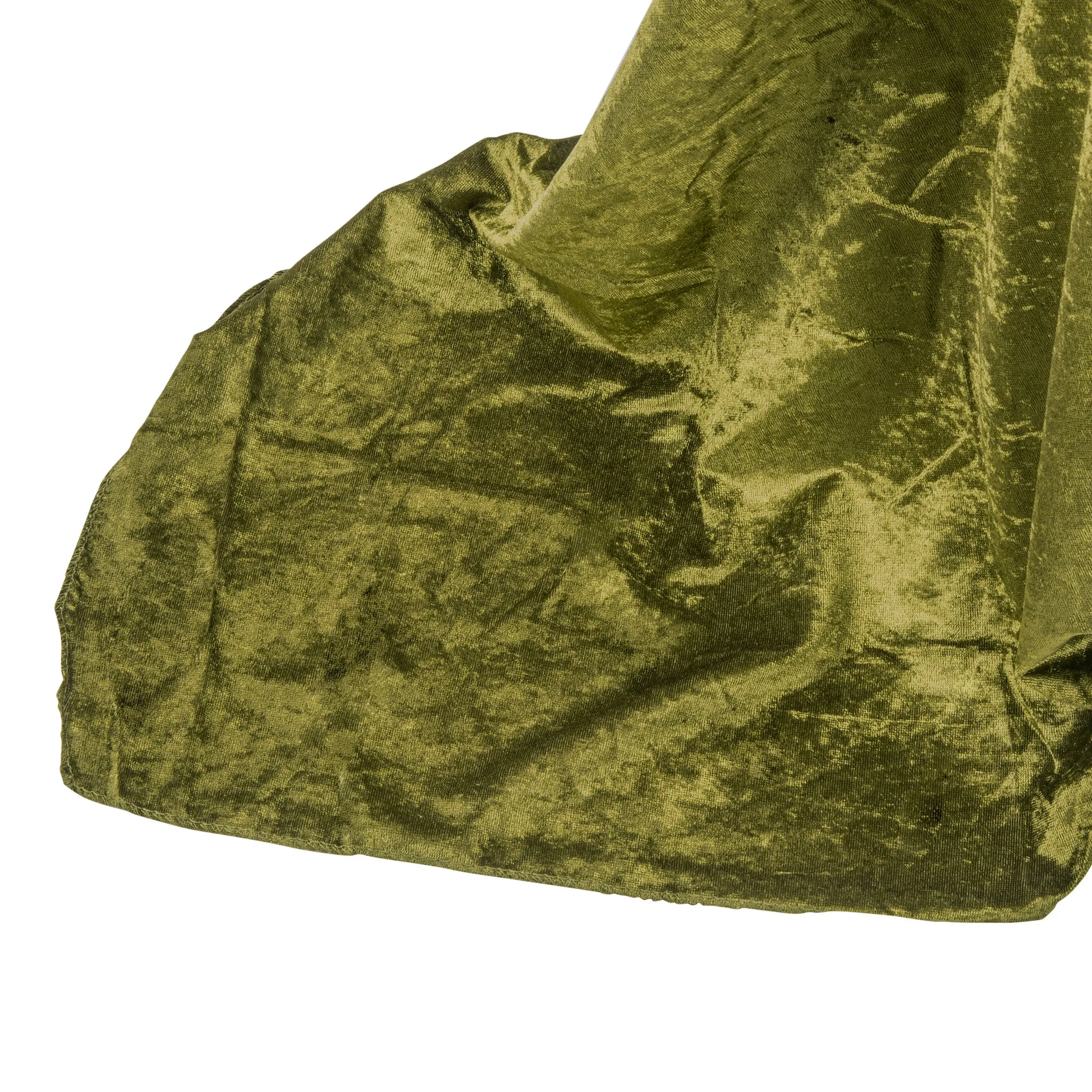 Velvet 90"x156" Rectangular Tablecloth - Olive Green