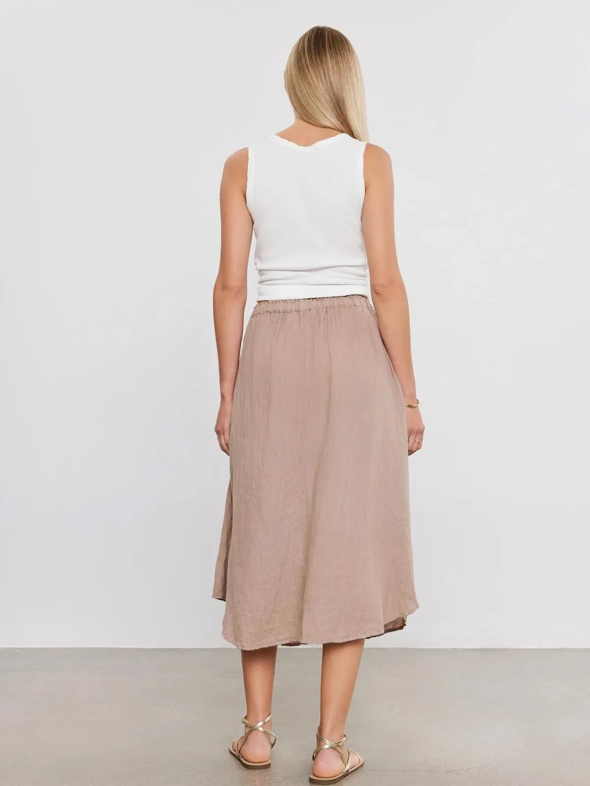 Velvet by Graham & Spencer Women's Nemy Linen Skirt