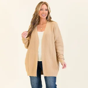 What You Imagine Cardigan, Taupe