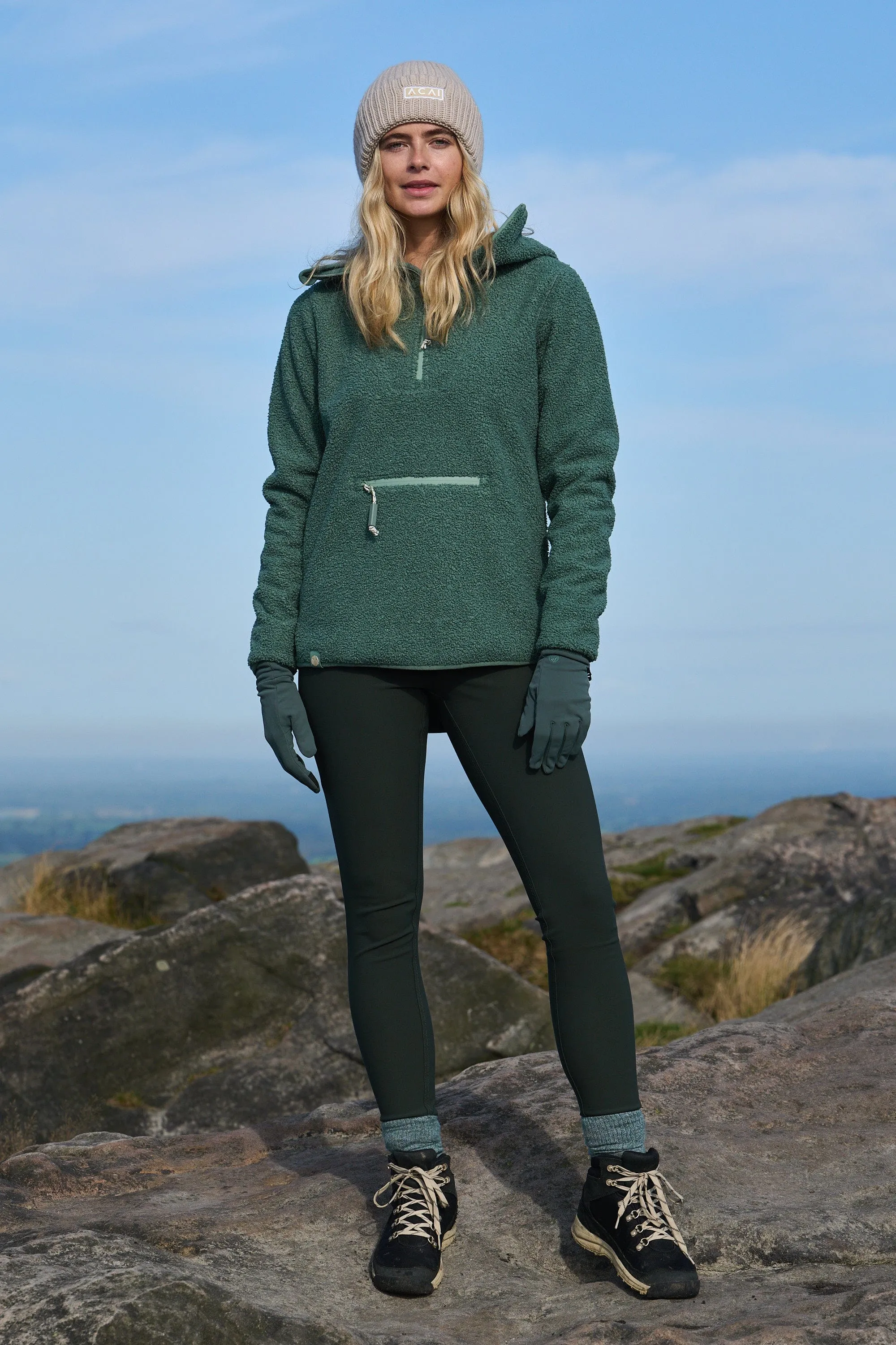 Windproof Gale Fleece - Lily Pad